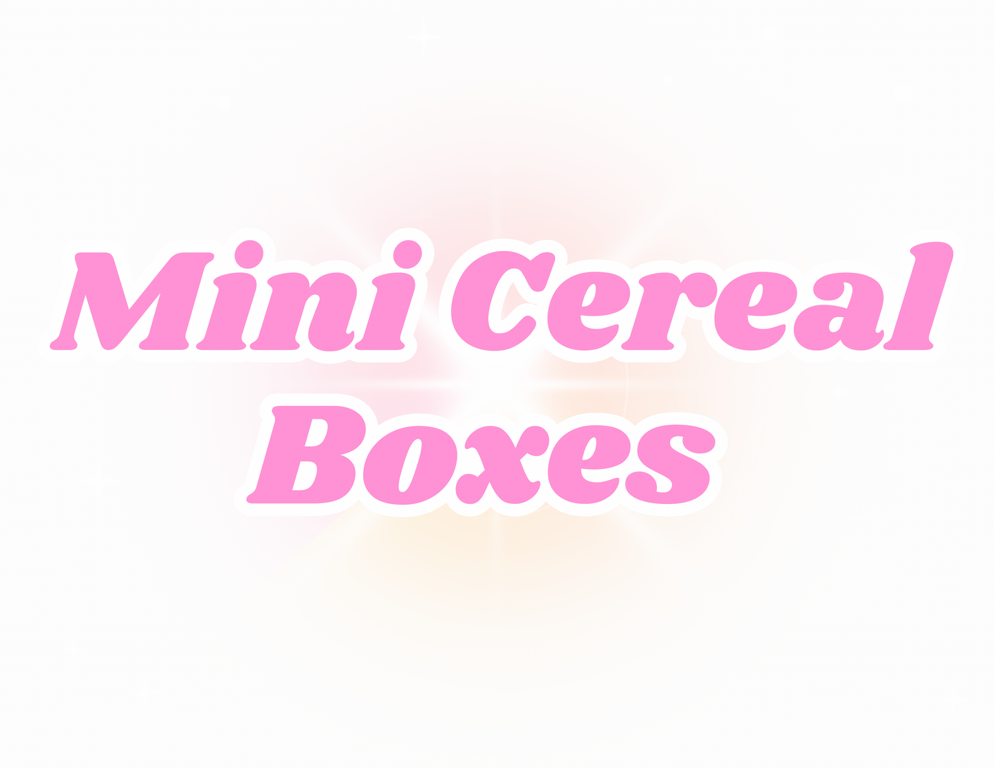 Mini Cereal Boxes